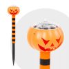 Napelemes töklámpás 21,5 cm – leszúrható Halloween kerti lámpa, 1 LED