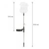 Napelemes Mikulás lámpa 84 cm – RGB LED-es karácsonyi kerti dekoráció