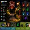 Napelemes Mikulás lámpa 84 cm – RGB LED-es karácsonyi kerti dekoráció
