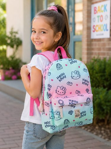 Hello Kitty hátizsák lányoknak – Love Yourself multicolor gyermek táska