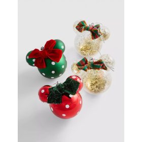 Disney Mickey és Minnie egér karácsonyfadísz szett
