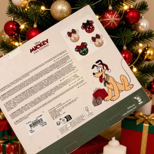 Disney Mickey és Minnie egér karácsonyfadísz szett