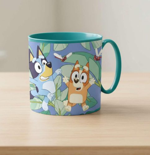 Bluey műanyag bögre 390 ml – mikrózható gyerekbögre