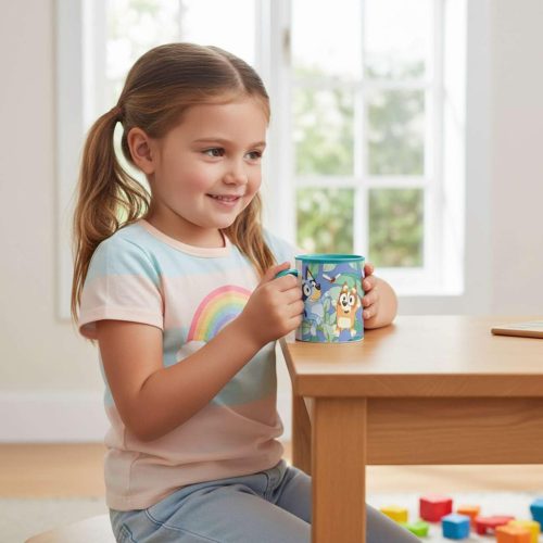 Bluey műanyag bögre 390 ml – mikrózható gyerekbögre