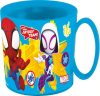 Spidey mikrózható műanyag bögre 350ML