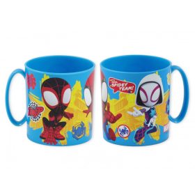 Spidey mikrózható műanyag bögre 350ML