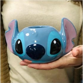 Stitch 3D kerámia bögre – kék Disney ajándék