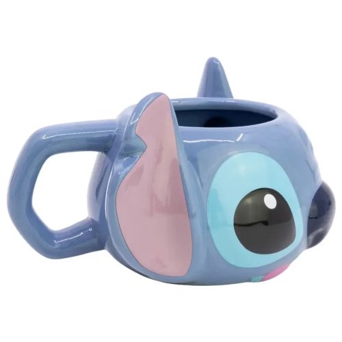Stitch 3D kerámia bögre – kék Disney ajándék