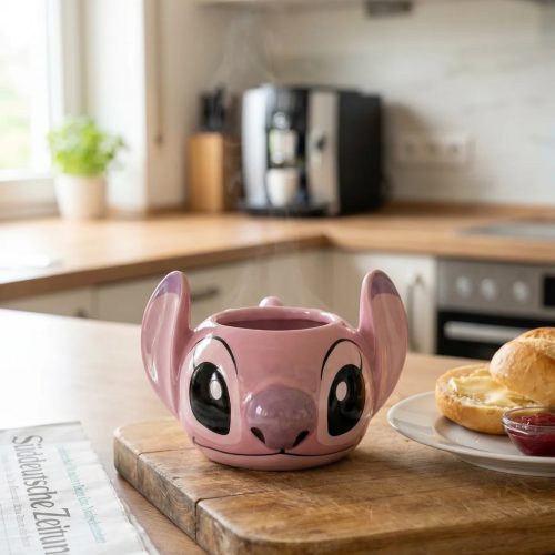 Disney Lilo & Stitch Angel 3D kerámia bögre 300 ml ajándékdobozban