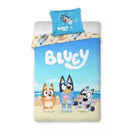Bluey ágyneműhuzat 140x200 cm – Beach Day, 100% pamut