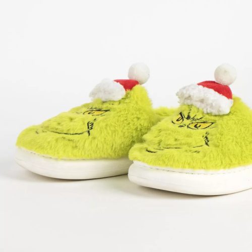 A Grincs Santa Hat felnőtt téli papucs  – The Grinch papucs