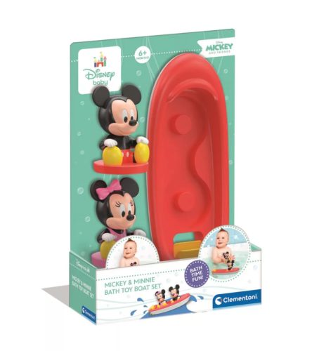 Disney Mickey és Minnie Boat fürdőjáték Clementoni – 3 részes