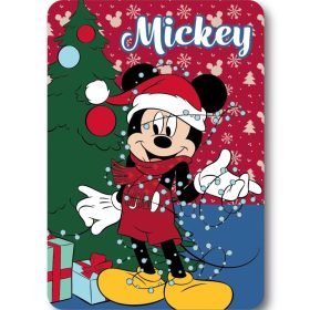 Disney Mickey Lights karácsonyi polár takaró 100x140 cm