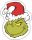 A Grincs Smile formapárna díszpárna 36x29 cm – The Grinch