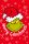 A Grincs Merry Grinchmas mikroflanel takaró 100x150 cm