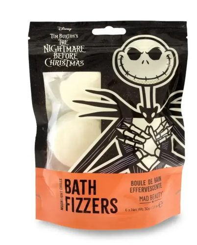 Mad Beauty Disney Karácsonyi Lidércnyomás Fürdőbomba Jack Skellington – 6 db