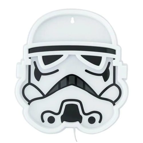 Star Wars Stormtrooper LED neon lámpa 25 cm – falra szerelhető