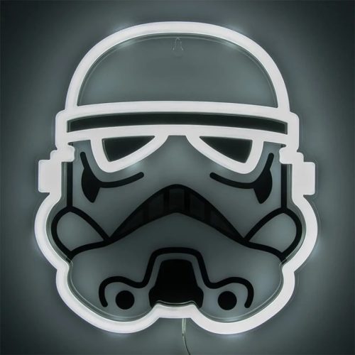 Star Wars Stormtrooper LED neon lámpa 25 cm – falra szerelhető