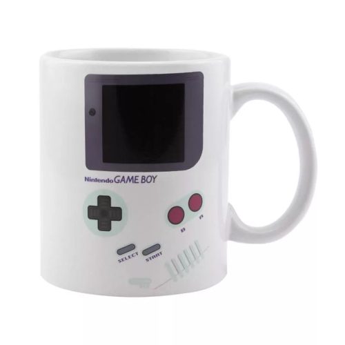 Nintendo Game Boy hőre változó bögre – retro gamer ajándék