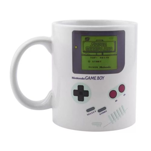 Nintendo Game Boy hőre változó bögre – retro gamer ajándék