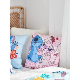   Disney Stitch és Angel díszpárna 40×40 cm – kétoldalas Stitch párna