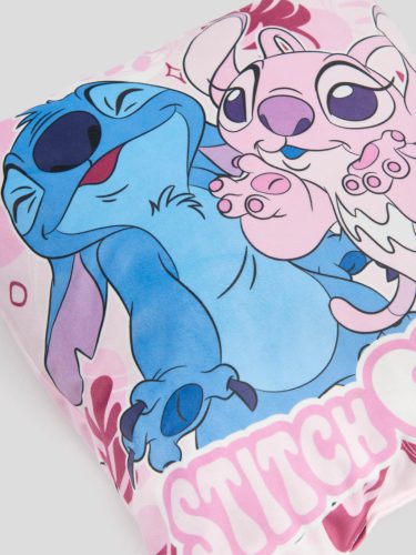 Disney Stitch és Angel díszpárna 40×40 cm – kétoldalas Stitch párna