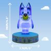 Bluey 3D Éjjeli Lámpa – 11 cm-es Hangulatvilágítás