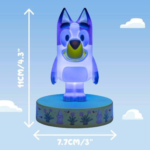 Bluey 3D Éjjeli Lámpa – 11 cm-es Hangulatvilágítás