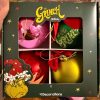 Grinch karácsonyi gömb szett – 4 db-os díszgömb készlet