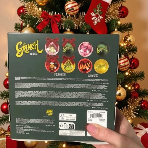 Grinch karácsonyi gömb szett – 4 db-os díszgömb készlet