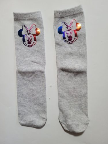 Minnie Egér szürke zokni – Disney gyermek zokni